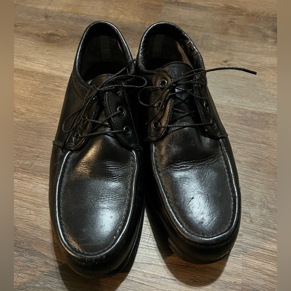 Red Wing Shoes Black Leather Oxfords Size 9 1/2 EEE